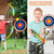 3 Pack Bow and Arrow for Kids 8-12, Kids Archery Set with LED Crossbow & 2 Light Up Bows & Bigger Stand Target & 15 Arrows, Kids Bow and Arrow Set for Boys 4-6 with 2 Quivers