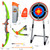 3 Pack Bow and Arrow for Kids 8-12, Kids Archery Set with LED Crossbow & 2 Light Up Bows & Bigger Stand Target & 15 Arrows, Kids Bow and Arrow Set for Boys 4-6 with 2 Quivers