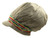 100% Cotton Rasta Dreadlock Wave Beanie Visor (Khaki/Rasta)