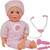 Interactive Talking Baby Doll Doctor Set Toy Pack for Kids – 14” Doll with Lights, Sound Effects, Pretend Play Dr Checkup Accessories – Pink Newborn Hospital Care Nursing Playset for Toddler Girl 3+