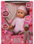 Interactive Talking Baby Doll Doctor Set Toy Pack for Kids – 14” Doll with Lights, Sound Effects, Pretend Play Dr Checkup Accessories – Pink Newborn Hospital Care Nursing Playset for Toddler Girl 3+