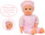Interactive Talking Baby Doll Doctor Set Toy Pack for Kids – 14” Doll with Lights, Sound Effects, Pretend Play Dr Checkup Accessories – Pink Newborn Hospital Care Nursing Playset for Toddler Girl 3+