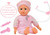 Interactive Talking Baby Doll Doctor Set Toy Pack for Kids – 14” Doll with Lights, Sound Effects, Pretend Play Dr Checkup Accessories – Pink Newborn Hospital Care Nursing Playset for Toddler Girl 3+