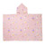 Dreamscene Ice Cream Hooded Poncho Towel for Kids Swimming Bath Shower Holiday Microfibre Pool Beach Changing Robe for Boys Girls, Pink Purple, Kids Beach Poncho One Size for Boys Girls