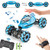 KB KAIBO Remote Control Car, 2.4G 4WD Gesture RC Car, All Terrains Double Sides Rotating Hand Controlled RC Cars, Hand Gesture RC Truck with 2 Batteries, RC Cars for Boys and Girls with Light Music