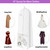 72" Wedding Dress Garment Bag Dress Bags for Gowns Bridal Dress with 10" Gusseted and Accessory Pockets for Travel Hanging Clothes or Storage Preservation