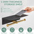 APLusee Double Toilet Paper Holder with Phone Shelf Black & Gold, 304 Stainless Steel Tissue Paper Roll Storage Dispenser, Wall Mounted