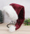 YYCRAFT Long Burgundy Santa Hat Deluxe Christmas Hat for Adults Unisex New Year Festive Party Christmas Supplies 1 pack
