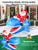 NIORSUN 8.7FT Shark Christmas Inflatable Outdoor Decorations with LED Lights,Santa Riding Shark,Giant Christmas Blow Ups Yard Decor for Indoor Outdoor Xmas Party