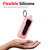 Fretime Silicone Protective Case for Bousnic Dog Shock Collar 650 Remote with Carabiner and Strap (Pink)