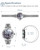 Smart Watches for Women(Answer/Make Calls) with Diamonds, 1.3” HD Bluetooth Smart Watch for Android iOS Phones, IP68 Waterproof Fitness Activity Trackers Smartwatch with Heart Rate/SpO2/Sleep Monitor