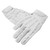 Glorious Traders Youth Football Gloves American Wide Receiver Injected Bones Football Gloves for Adult Men Women & Boys with Super Sticky Silicone Grip Palms (Full White, Youth Medium)