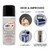 LaserBond 100 Aerosol Black Laser Marking Spray 12 oz, Compatible with CO2 Fiber Diode and YAG Laser Engravers, Permanent Marks on Metal Glass Stone and Ceramic