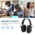 ProCase Professional NRR 28dB Noise Cancelling Headphones, Hearing Protection Safety Ear Muffs for Noise Reduction -All Black