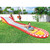 Intex 57167EP 18.5 Foot Long Inflatable Racing Fun Water Slide Track with 2 Surf Car Riders and Built-In Sprayer for Ages 6 and Up