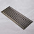 Orhemus Linear Shower Floor Drain with Removable Cover Grid Grate 12 inch Long Rectangle, SUS 304 Stainless Steel Brushed Bronze Finished Antique Copper