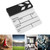 Mini Acrylic Clap Board Director Scene Clapperboard TV Movie Action Board Film Cut Prop with Pen for Shoot Props/Advertisement/Home Decoration/Cosplay/Background(Black+White Whiteboard)