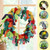 Bird Colorful Cotton Rope Hanging Ring Parrot Preening Grooming Chew Climb Biting Toy for African Grey Cockatoo Conure Parakeet
