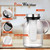 Glass Water Pitcher, Fruit Infuser Pitcher with Removable Lid, High Heat Resistance Infusion Carafe for Hot/Cold Water, Flavor-Infused Beverage & Iced Tea - 2 Qt