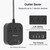 Power Strip with USB C, 3 Outlet 4 USB Ports 4.5A Flat Plug Desktop Charging Station, Non Surge Protector with 5ft Heavy Duty Braided Extension Cord for Cruise Ship Travel Office Home, ETL Listed