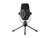 Monoprice USB Large Condenser Microphone with Stand, Plug and Play, Compatible with iOS and Android Mobile Devices, Compact Size - Stage Right Series,Black