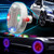 AOTOINK Car Wheel Tire Lights, 4Pcs Solar LED Car Wheel Nozzle Air Valve Cap Light with Motion Sensors Flash Colorful RGB Warning Decorative Neon LED for Cars Motorcycles Bicycles