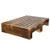 URFORESTIC Solid Wood Indoor/Outdoor 3 1/2" High Riser Step - Non-Slip All Weather Top & Feet Mobility Assistance
