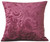 TangDepot Heavy Velvet Embossing Throw Pillow Cover, Classis Floral Anaglyph Velvet Fabric, Euro Sham, European Throw Pillow Cover, Indoor/Outdoor - (26" x 26", C15 Middle Purple)