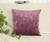 TangDepot Heavy Velvet Embossing Throw Pillow Cover, Classis Floral Anaglyph Velvet Fabric, Euro Sham, European Throw Pillow Cover, Indoor/Outdoor - (26" x 26", C15 Middle Purple)