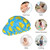 Yellow Rubber Ducks Shower Cap For Women Adjustable Double Waterproof Layers Bathing Shower Hat Hair Protection Reusable Ladies Spa Salon Shower Hat