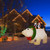 HYRIXDIRECT 8FT Giant Christmas Inflatable Polar Bear Decorations Outdoor Christmas Inflatables with Led Lights for Holiday Yard Decor Christmas Xmas Indoor Outdoor Yard Decorations