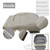 ATUOTPO Driver Side Leather Perforated Bottom Cornsilk Beige Tan Seat Cover Compatible with Volkswagen Jetta 2011 2012 2013 2014 2015 2016 2017