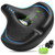 CDYWD Oversized Bike Seat for Men & Women Comfort, Extra Wide Bicycle Seat Cushion, Comfortable Soft Padded, Large Replacement Saddle for Peloton, Stationary Exercise Bike, Cruiser, City Bike, Ebike