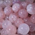 RCSTONE 1.4" Rose Quartz Baoding Balls Small Pink Crystal Healing Stress Balls, Hand Balls for Hand Therapy, Stress Relief and Fingers and Wrist Exercise Balls with Carry Pouch (Box-Packed) M27