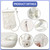 Inflatable Shampoo Basin Set - Portable Bedside Shower System Hair Washing for Disabled Elderly Bed Easy, Bedridden, Pregnancy or Patient(4 Items Include)