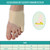 WooTshu Relieve Bunion Pain with Soft Silicone Tailor Bunion Corrector and Pads - Toe Straightener, Little Separator, Overlapping Toe Support for Pinky Relief - Anti-Slip and Comfortable (Size S)