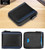 Wallet for Men Zipper Leather Wallet for Men Bifold RFID Blocking Card Holder Black-23