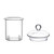 CnGlass Replacement Glass Tea Infuser with Lid for 33.8oz/40.6oz Teapot,Borosilicate Glass-Odor and Stain Free