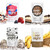 Oats Overnight Ultimate Variety Pack - High Protein, 5g Fiber Breakfast Protein Shake, Gluten Free Oatmeal, Non GMO Oatmeal - Green Apple Cinnamon, Coconut Cream Pie & More (16 Pack + Shaker Bottle)