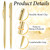 8 Pcs Slim Ballpoint Gold Pen Black Ink 1mm Metal Gold Pens Bulk Retractable Metallic Medium Point Smooth Writing Pens Nice Gift for Business Office Students Teachers Wedding Christmas Guests