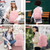 LOVEVOOK Travel Laptop Backpack for Women, Waterproof Work Backpack Fits 15.6 Inch Laptop, Large Computer Backpack for College, Pink