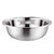MUCKLILY Stainless Steel Basin 11 Inch Multipurpose Metal Wash Basin for Home Use Soup Bowl Vegetable Washing Egg Beating Food Prep Bowl