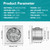 HG Power 6 Inch Exhaust Fan: Kitchen Exhaust Fans with Switch Portable Attic Vent Fan with 8 Feet Power Cord Plug-in Garage Ventilation Fan with Damper Shop Chicken Coop Basement Smoking Room Silver HG Power 6 Inch Exhaust Fan: Kitchen Exhaust Fans with Switch Portable Attic Vent Fan with 8 Feet Power Cord Plug-in Garage Ventilation Fan with Damper Shop Chicken Coop Basement Smoking Room Silver