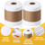 FuWeave 30 Pack Reusable Toilet Paper Towels Bidet Towels Reusable Washable Toilet Paper Bulk Paperless Rolls Cotton Treadmill Family Cloth Wipes(Classic,White)
