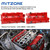 MITZONE Upgrade Aluminum Valve Cover Left and Right Compatible with 2003-2008 Nissan 350Z Infiniti FX35 G35 M35 VQ35DE 3.5L Part # 13264AM600 13264AM610