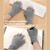 SayWow Typing Gloves for Cold Hands Women Cold Fingers Office Fingerless Thick Long Warm with Fleece for Winter