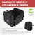 TRUNKCRATEPRO Car Organizers and Storage Premium Adjustable Multi Compartments Car Storage Organizer | Portable and Foldable SUV Trunk Organizer for Car (Standard Size, 20.86"L x 13.4"W x 10"H )-Black