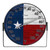 104-105TX La Crosse 5" Texas Flag Indoor/Outdoor Dial Thermometer with Bracket