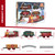 PUSITI Classic Christmas Train Set with Lights and Sounds Railway Tracks Sets Battery Operated Train Toy Models with 11.5 Ft Tracks Playset for Under The Tree Electronic Toys Gift for Kids