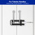 MOSECYOU Double Door Locking Device, French Door Lock Security Barricade, Keyed Extra Door Lock for Doors with Double Handles/Knobs/Levers, All Metal Construction, Safety U-Shaped Bar Prevent Kick Ins MOSECYOU Double Door Locking Device, French Door Lock Security Barricade, Keyed Extra Door Lock for Doors with Double Handles/Knobs/Levers, All Metal Construction, Safety U-Shaped Bar Prevent Kick Ins